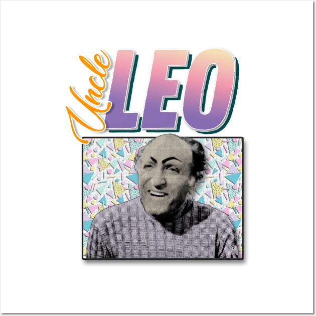 Uncle Leo 90s Style Aesthetic Design Wall Art by DankFutura